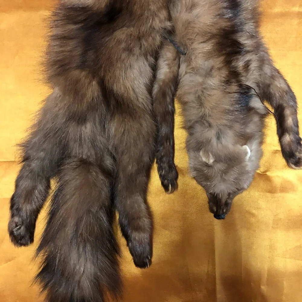 Elegant Brown Fur/Mink Collar - Picture 10 of 12